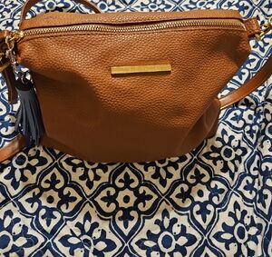 Brown Leather Crossbody Bag